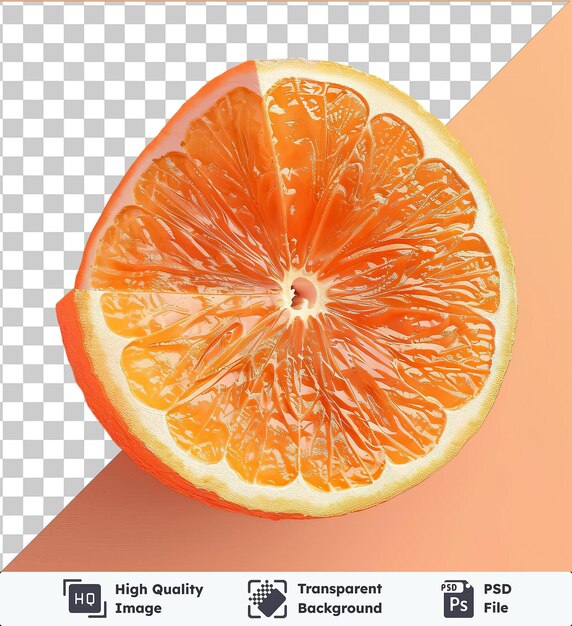 PSD 투명한 배경: 분홍색 배경에 오렌지 어리