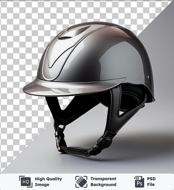 Transparent background psd realistic photographic equestrian_s helmet