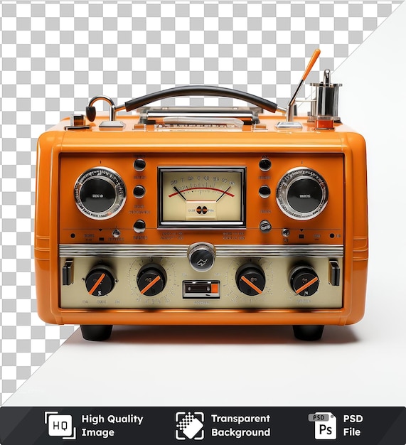 PSD transparent background psd realistic photographic radio host _ s radio station the radio