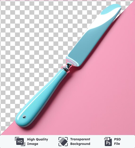 PSD transparent background psd spatula blue and pink