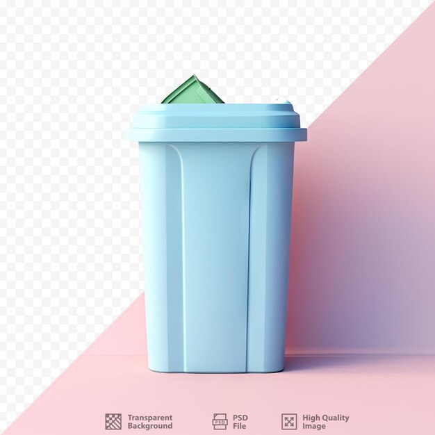 PSD transparent background recycle bin