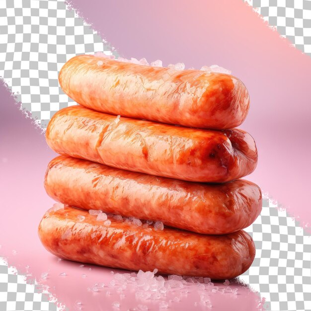 PSD transparent background sausage alone