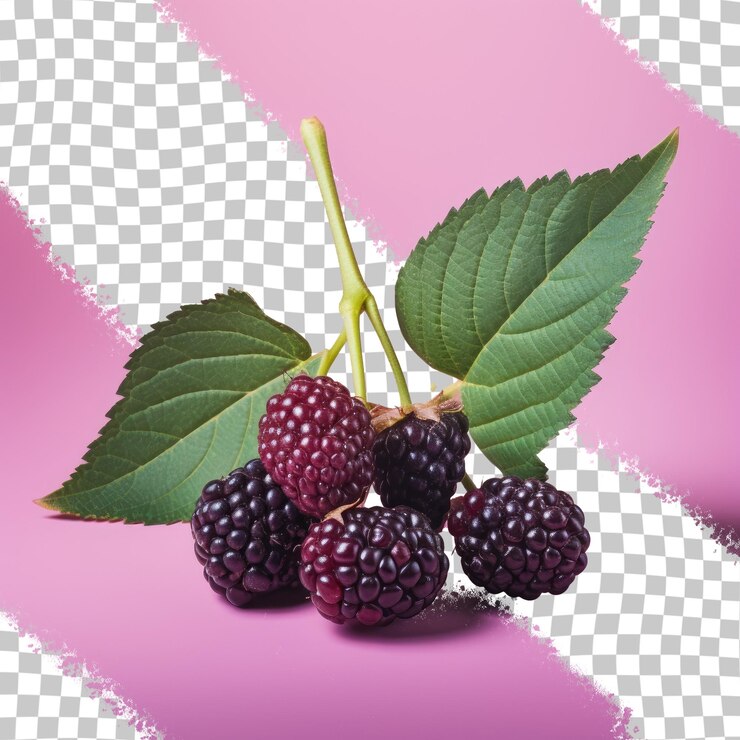 PSD transparent background solitary mulberry