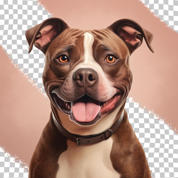 PSD transparent background staffordshire bull terrier