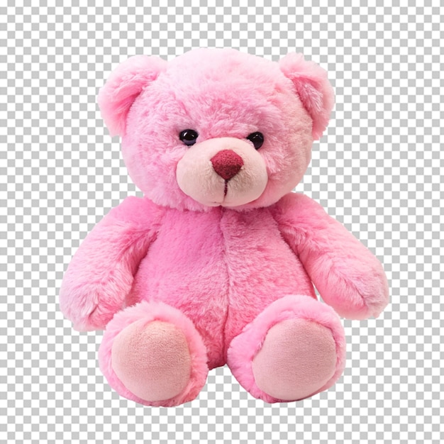 PSD transparent background teddy bear with band aids