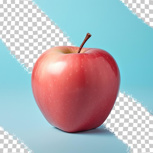PSD transparent background with an apple