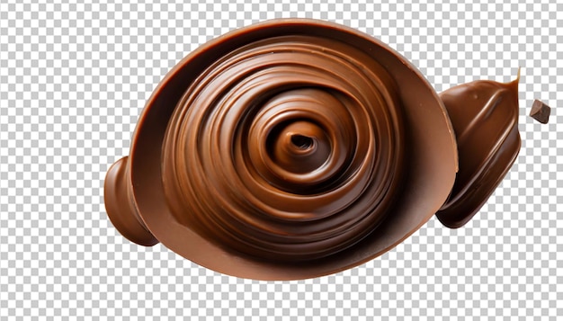 PSD Прозрачный фон с шоколадной чашей