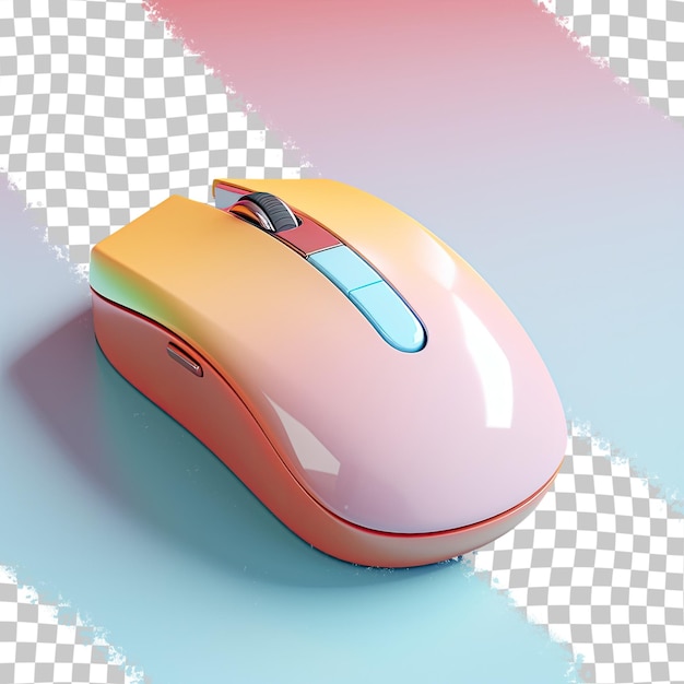 PSD transparent background with contemporary mouse