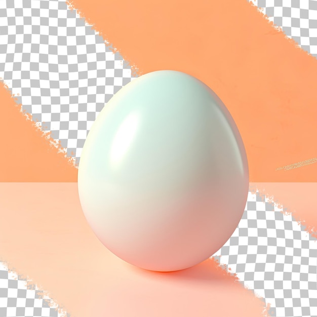 PSD transparent background with an egg