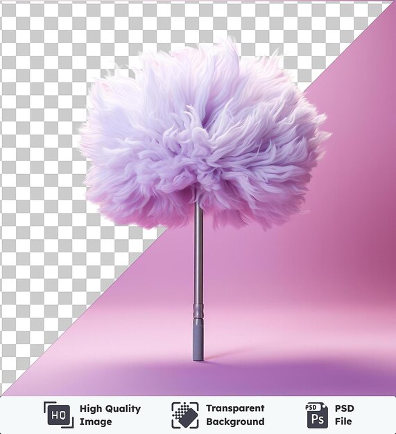 Transparent background with isolated mop