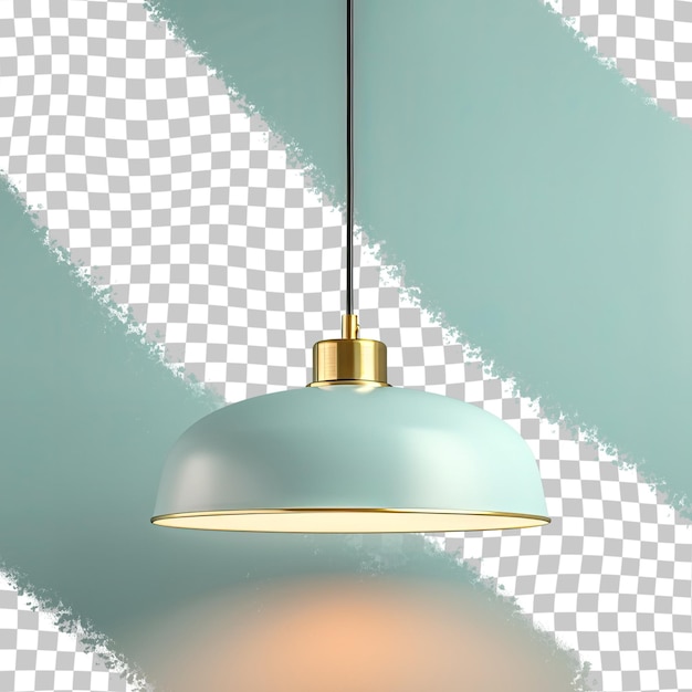 PSD transparent background with isolated pendant light contemporary lighting for home decor