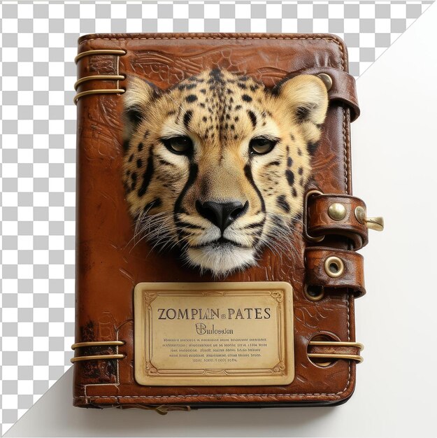 PSD transparent background with isolated realistic photographic zoographer _ s notebook like case