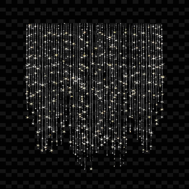 PSD a transparent background with a pattern of stars and dots