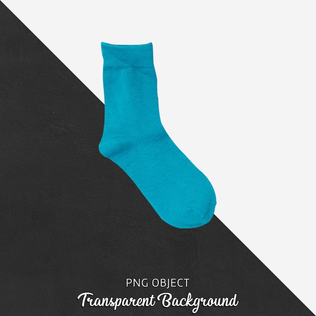 Transparent blue single socks