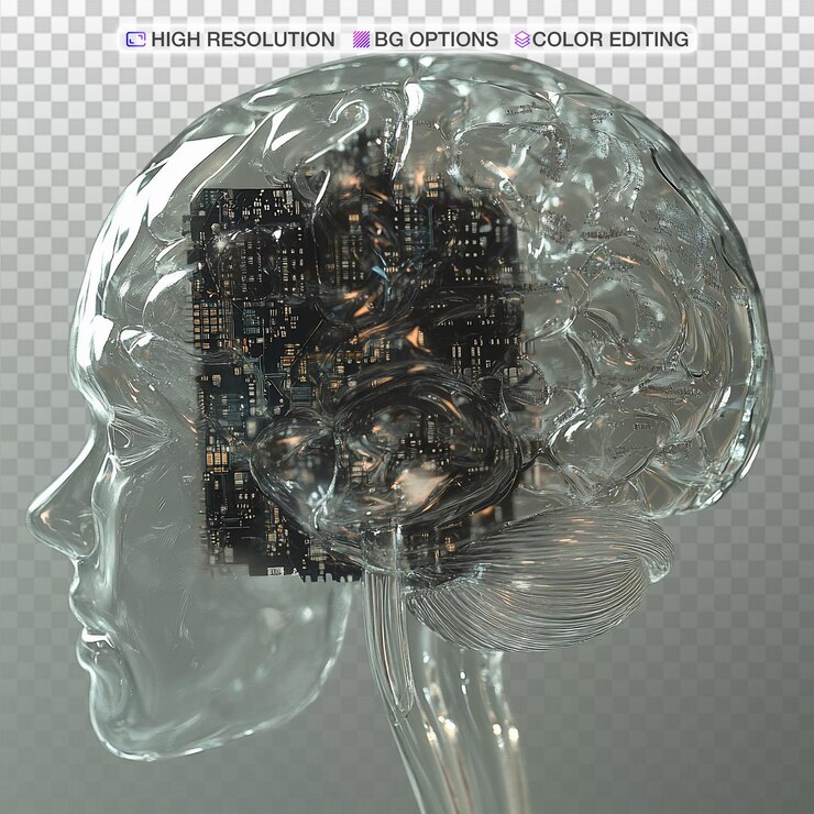 PSD transparent brain and chip ai integration concept