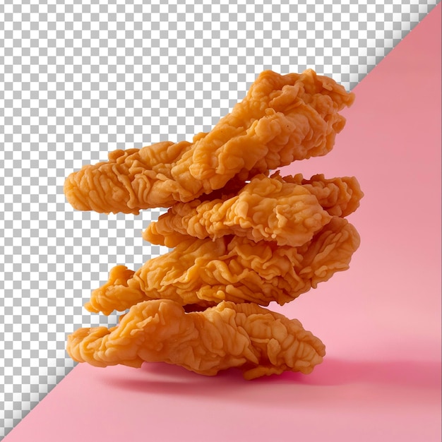 PSD transparent chicken tenders detail