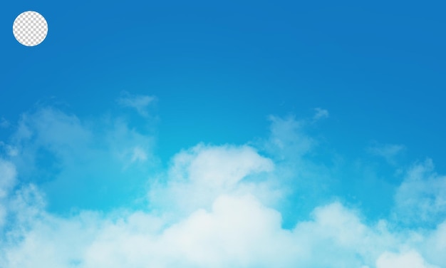 PSD transparent cloud