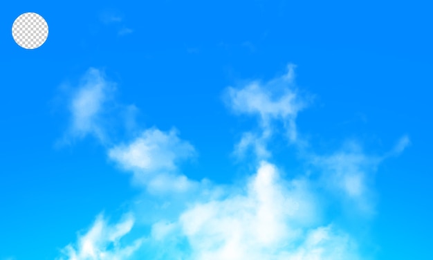 PSD transparent cloud