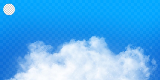 PSD transparent clouds