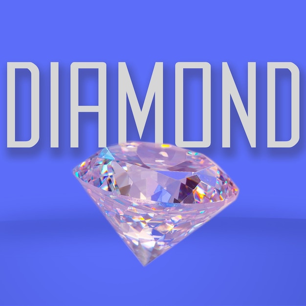 PSD transparent diamond