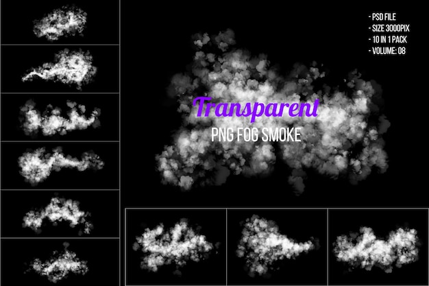 PSD transparent fog