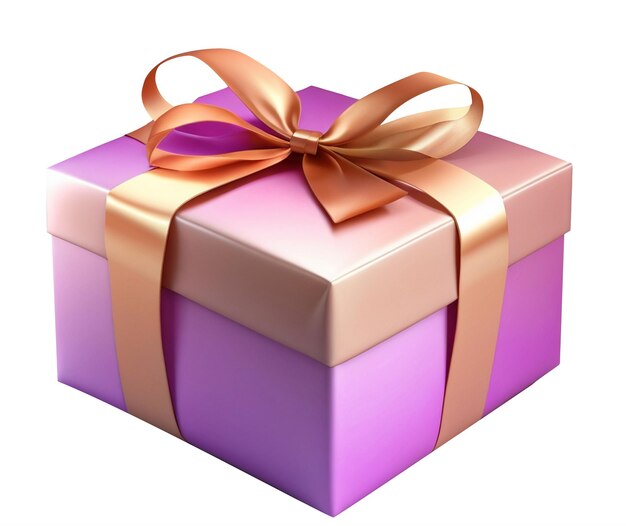 PSD transparent gift box ai