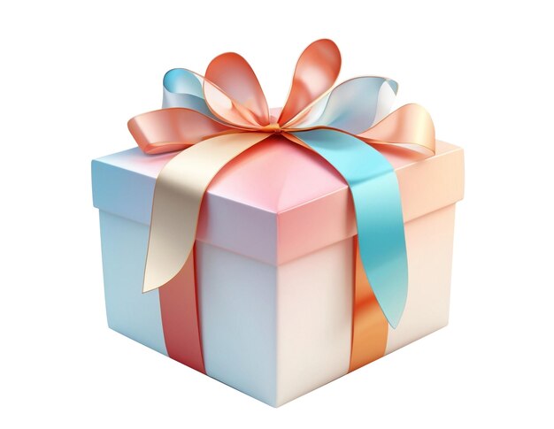 Transparent gift box ai