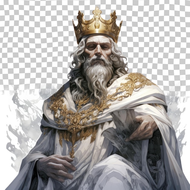 PSD transparent king under the transparent background