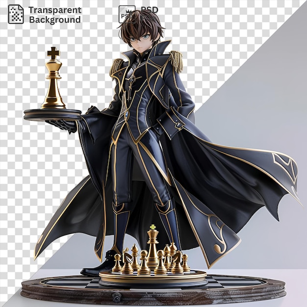 PSD transparent lelouch lamperouge from code geass lelouch of the rebellion figurine