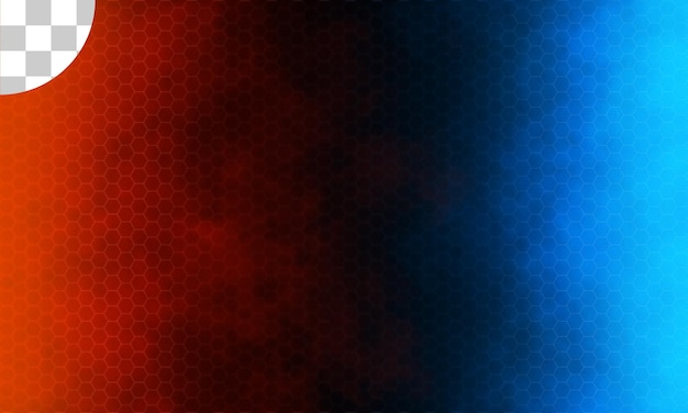 PSD transparent light effect blue and red