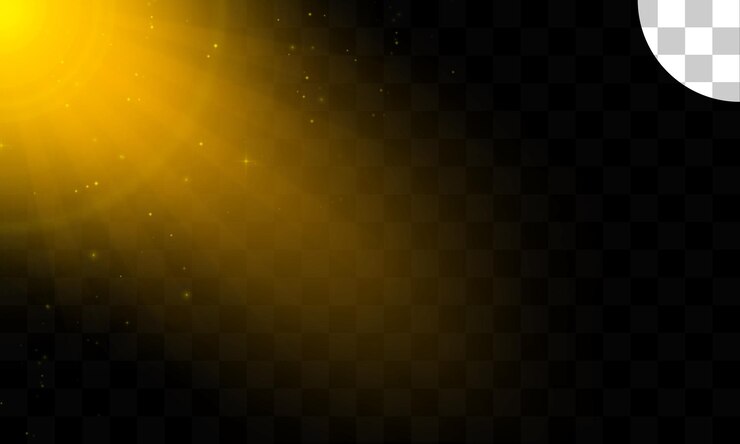 PSD transparent light flare effect background design