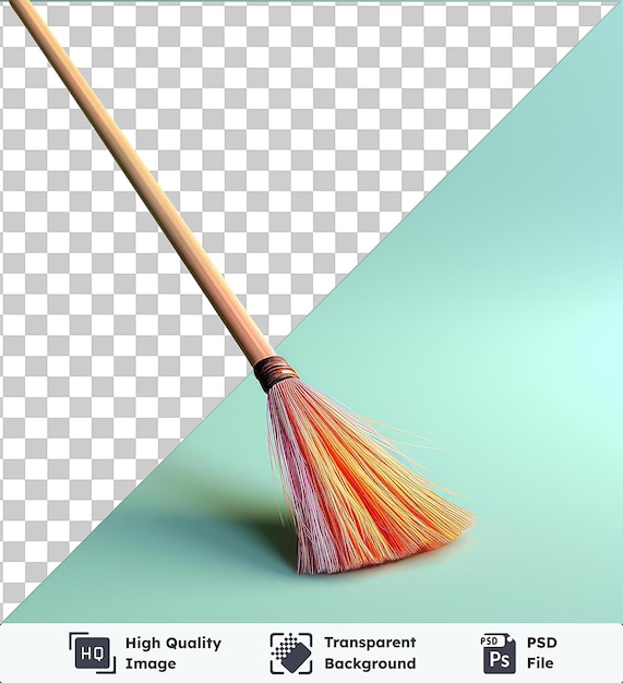 PSD transparent object broom