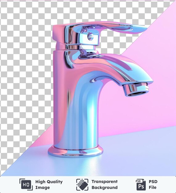 PSD transparent object faucet