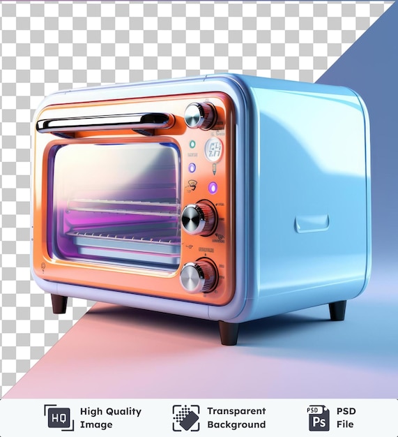 PSD transparent object oven