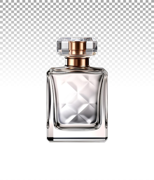 Transparent perfume elegance showcase