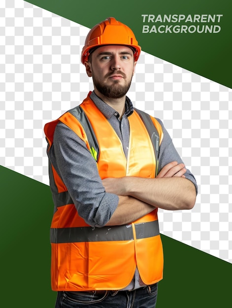 PSD transparent photo of a handyman