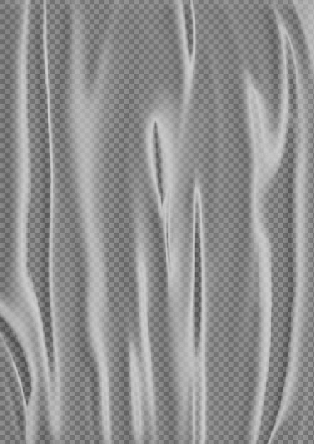PSD transparent plastic film texture