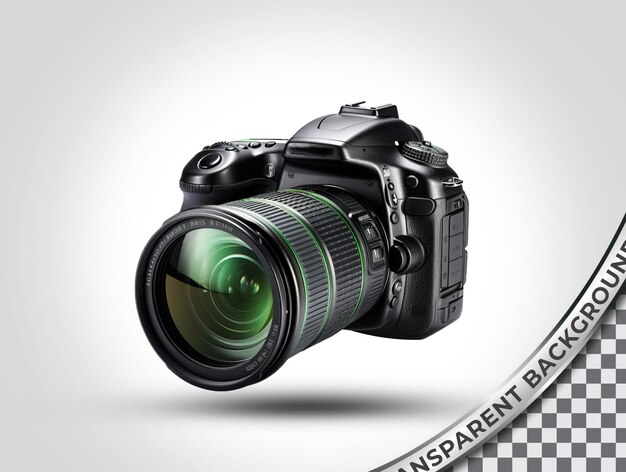 Fotocamera dslr psd trasparente