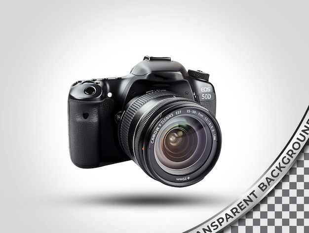 Fotocamera dslr psd trasparente