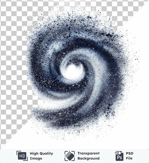 PSD Прозрачная псд картинка абстрактный порошок вихри векторный символ пыль вихри в воздухе