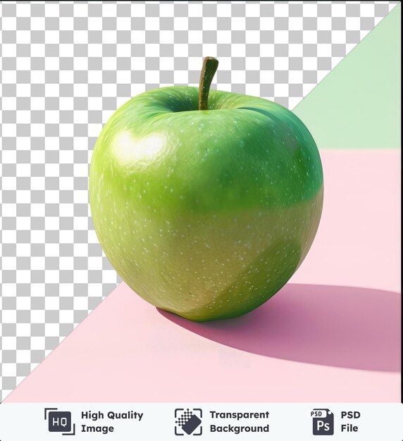 Transparent psd picture apple