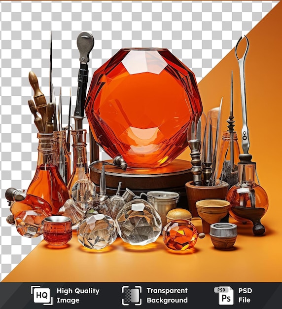 Прозрачные psd изображения реалистичные фотографические инструменты glassblower_s