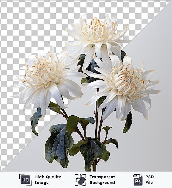 PSD 透明なpsd画像 リアルな写真 園芸家の希少な植物