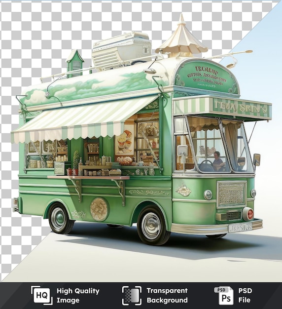 PSD transparent psd picture realistic photographic ice cream vendor_s ice cream parlor