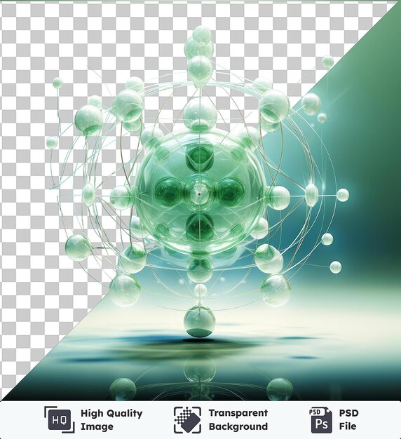 PSD immagine psd trasparente fotografica realistica teoria quantistica del fisico quantistico