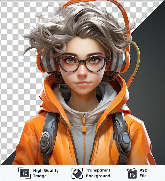 PSD immagine psd trasparente fotografica realistica progettista di videogiochi personaggi del gioco il gioco
