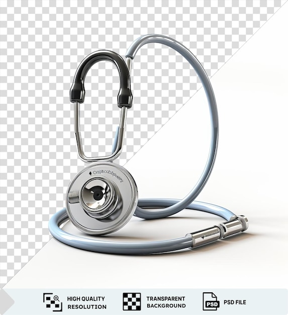 PSD transparent realistic photographic doctors stethoscope and stethoscope on a isolated background