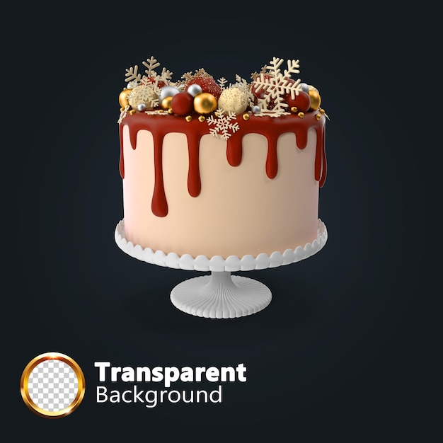 PSD Прозрачный набор праздничных тортов ручной работы на заказ на день рождения свадьбу или другой реалистичный праздник