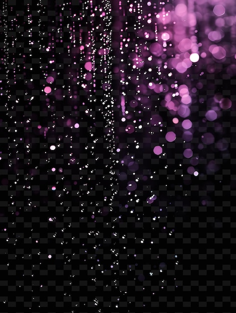 PSD a transparent shower curtain with water drops on a transparent background