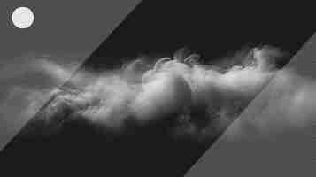 PSD transparent smoke png isolated background psd